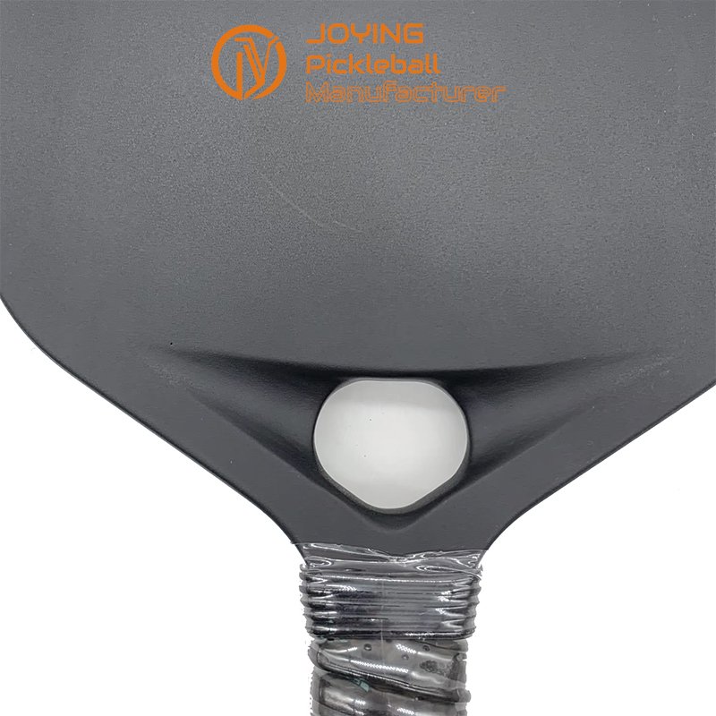 Grit Surface Custom Logo Edgeless Air Throat Carbon Fiber Pickleball Paddle - Image 3